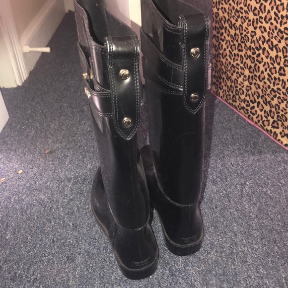 Coach “Talia” Rainboot (Black) - Picture 3 of 3